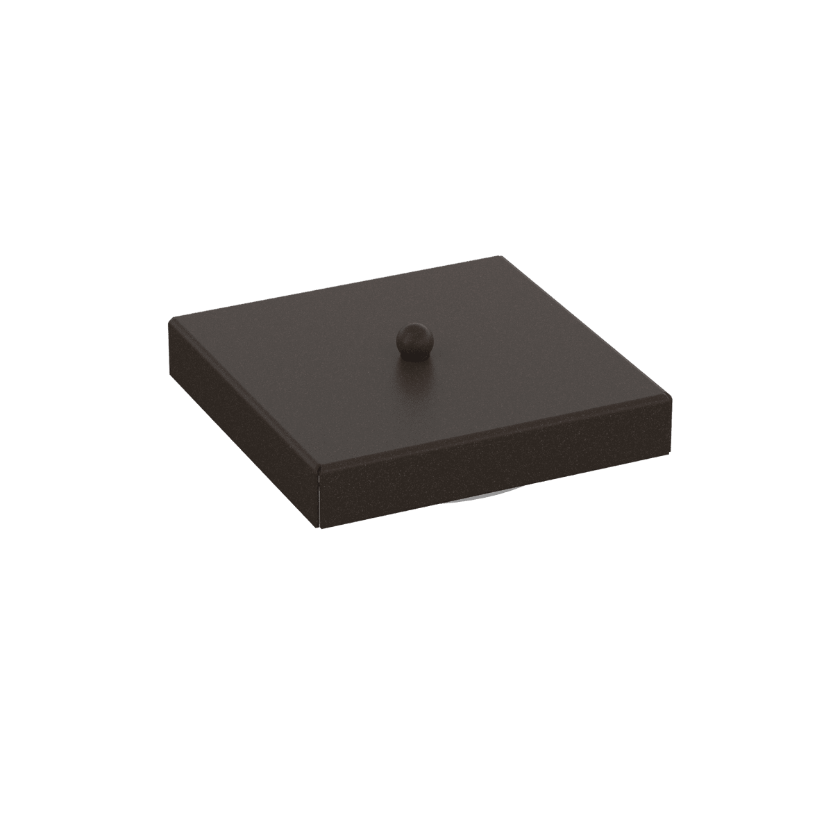 ROSONE D.14X14 CM. USCITE MULTIPLE MARRONE