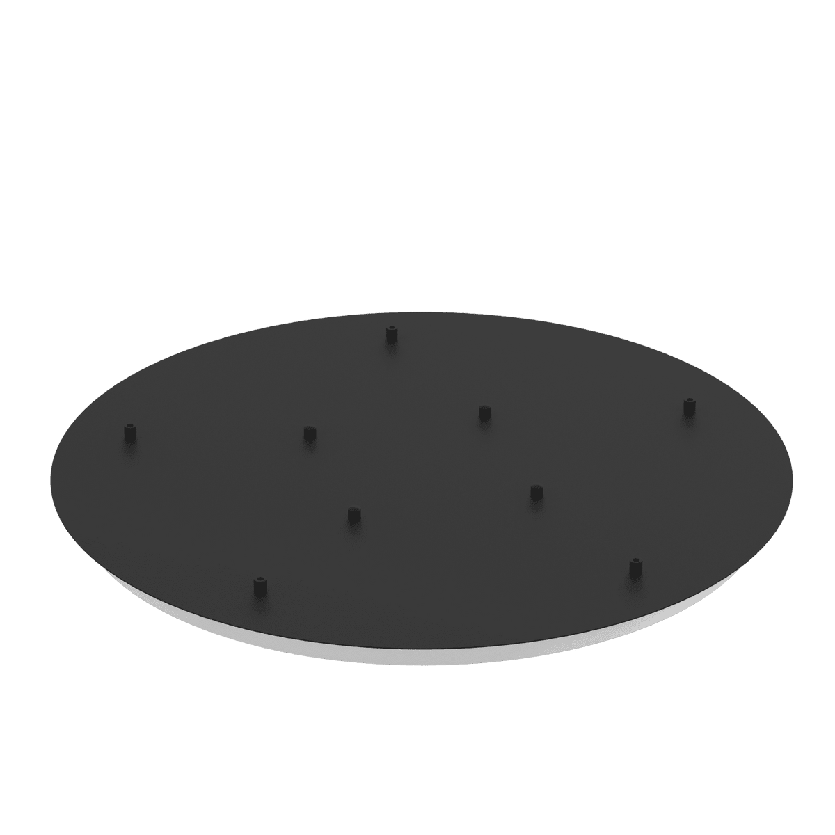 R60T5-NB ROSONE D.60CM - 5 FORI NEARLY BLACK