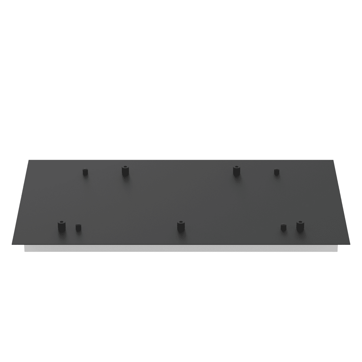 ROSONE 60X35CM - 5 FORI NEARLY BLACK
