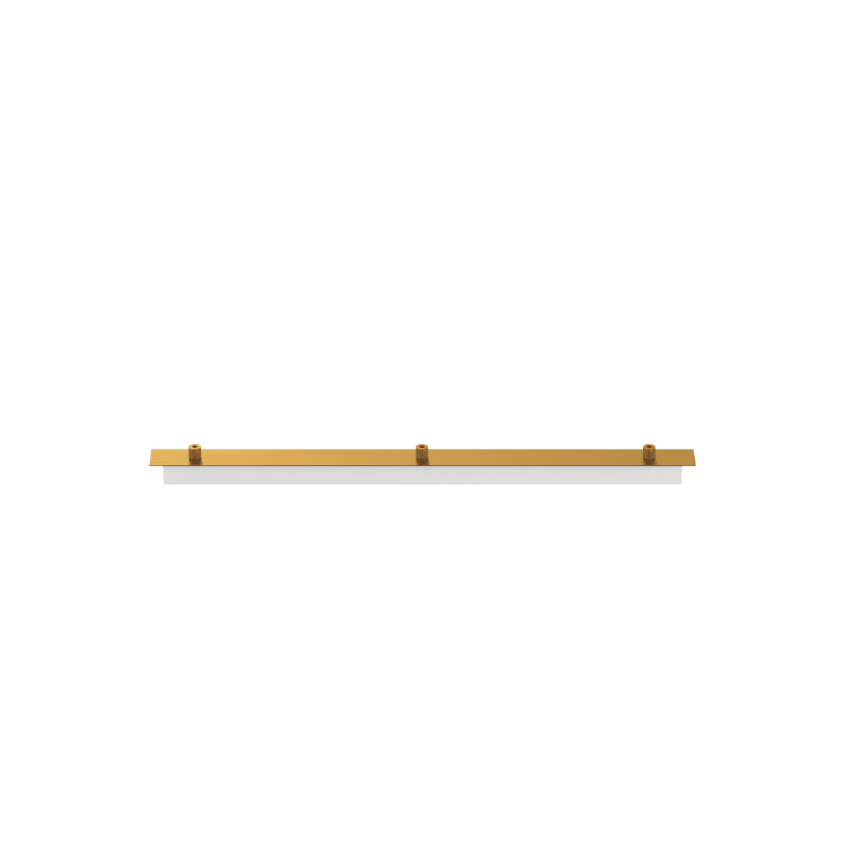 ROSONE 60X4CM - 3 FORI OTTONE SATINATO