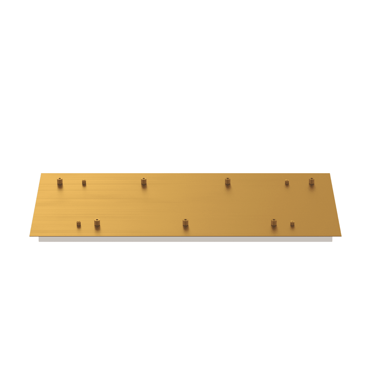 R75X35R7-OS ROSONE 75X35CM - 7 FORI OTTONE SATINATO