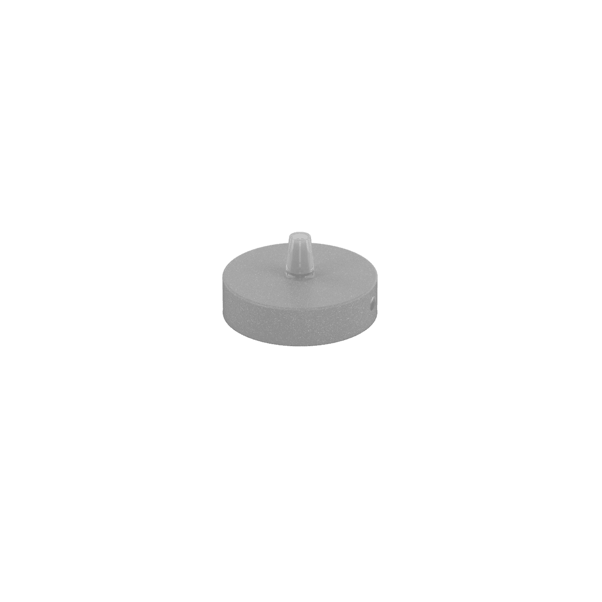 ROSONE D.8 CM. TONDO GRIGIO CHIARO CON SERRACAVO ESTERNO