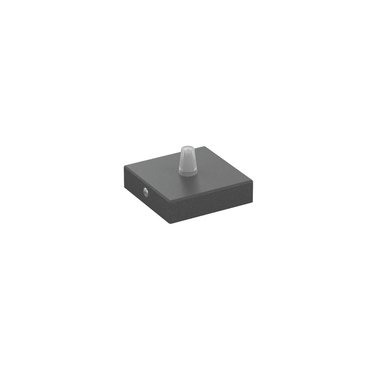 ROSONE 8X8 CM. QUADRO FORO CENTRALE GRIGIO ANTRACITE