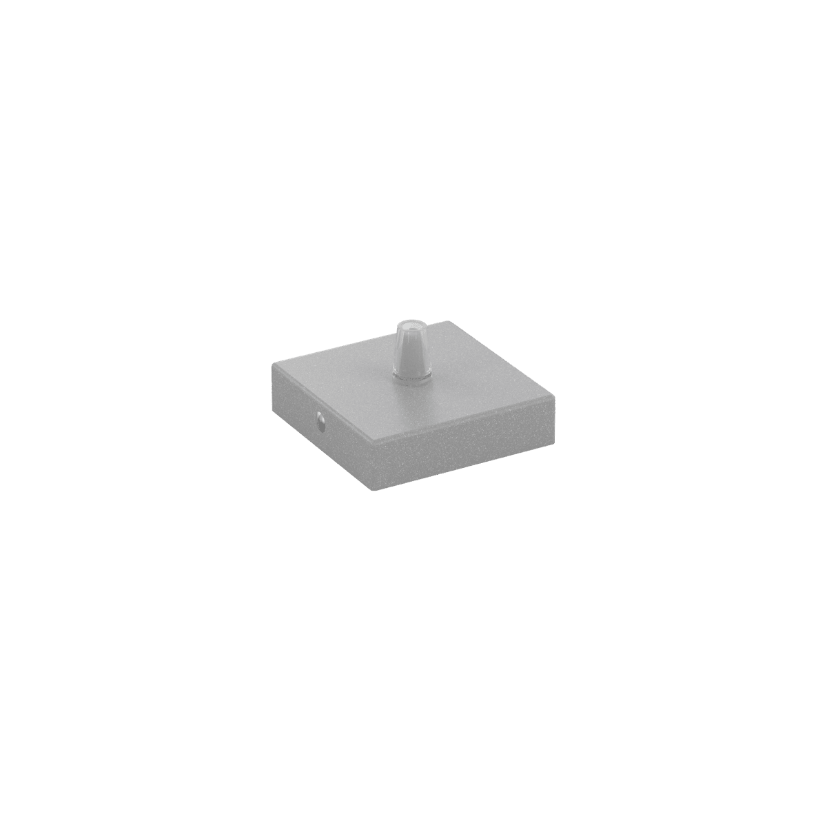 ROSONE 8X8 CM. QUADRO FORO CENTRALE GRIGIO CHIARO