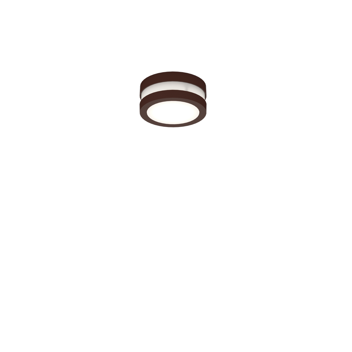SOHO/14-CO SOHO APPLIQUE/PLAFONIERA 14CM. 1 LUCE CORTEN IP54 GX53 NON INCLUSA