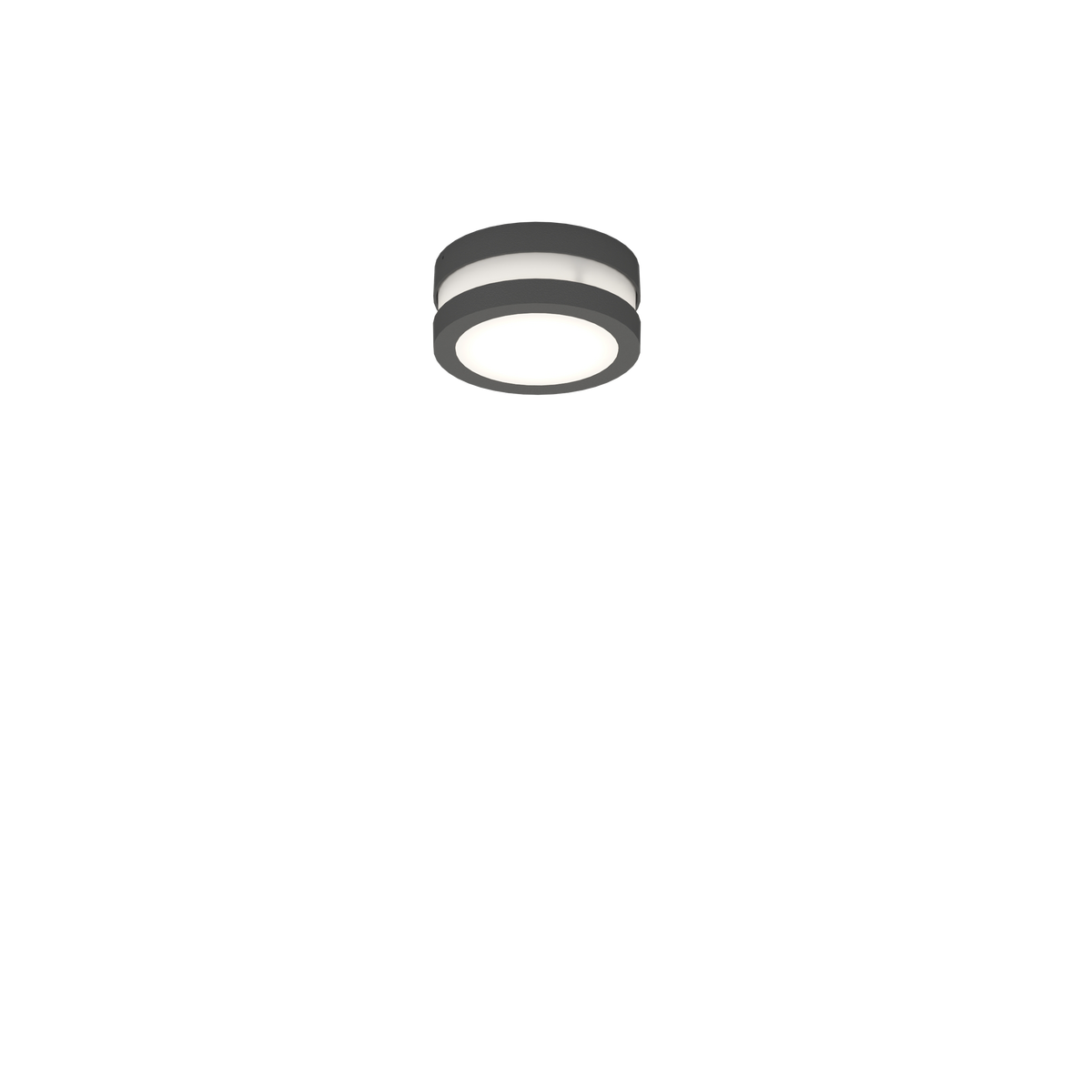 SOHO/14-GA SOHO APPLIQUE/PLAFONIERA 14CM. 1 LUCE GRIGIO ANTRACITE IP54 GX53 NON INCLUSA