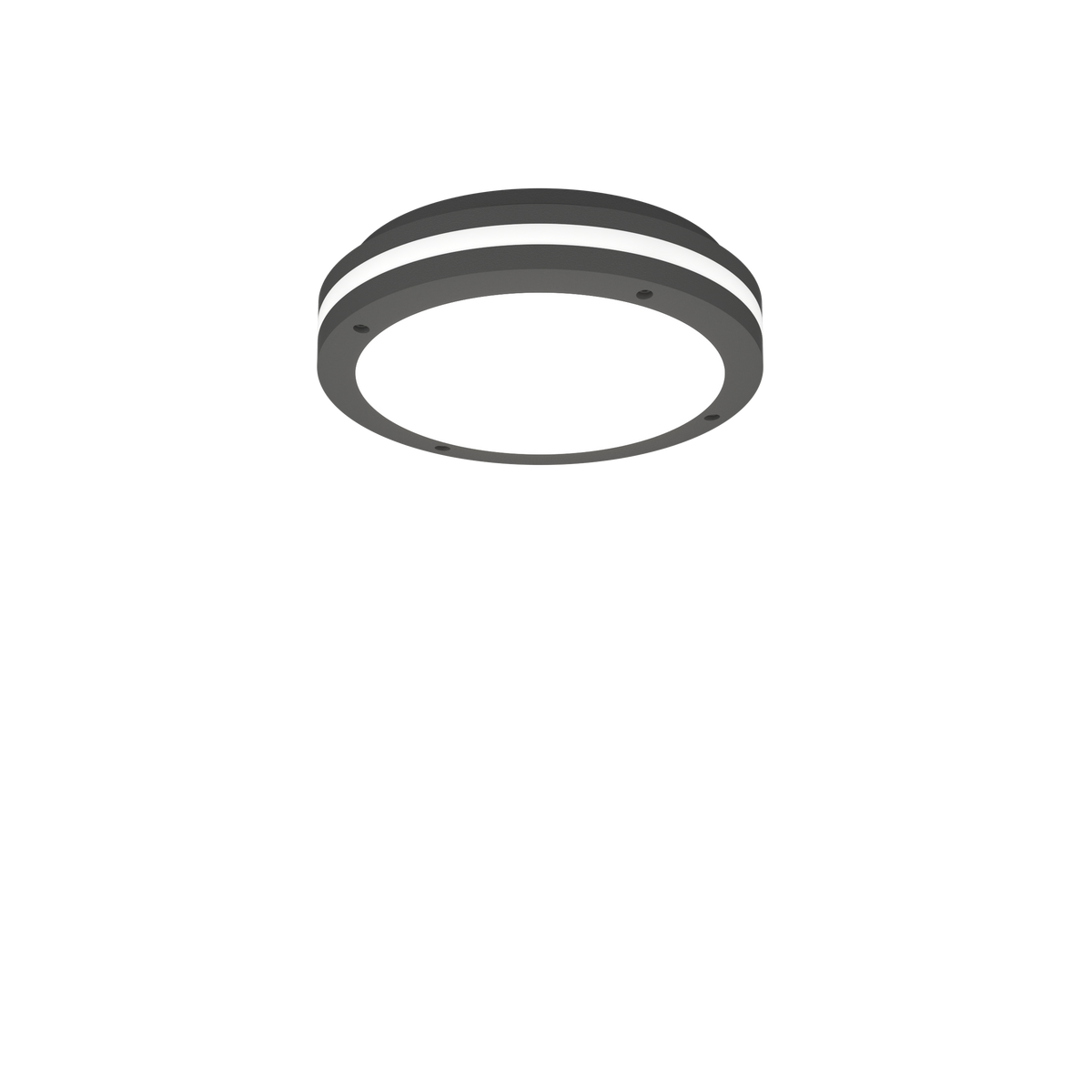 SOHO/30-GA SOHO APPLIQUE/PLAFONIERA 30CM. 4 LUCI GRIGIO ANTRACITE IP54 GX53 NON INCLUSE