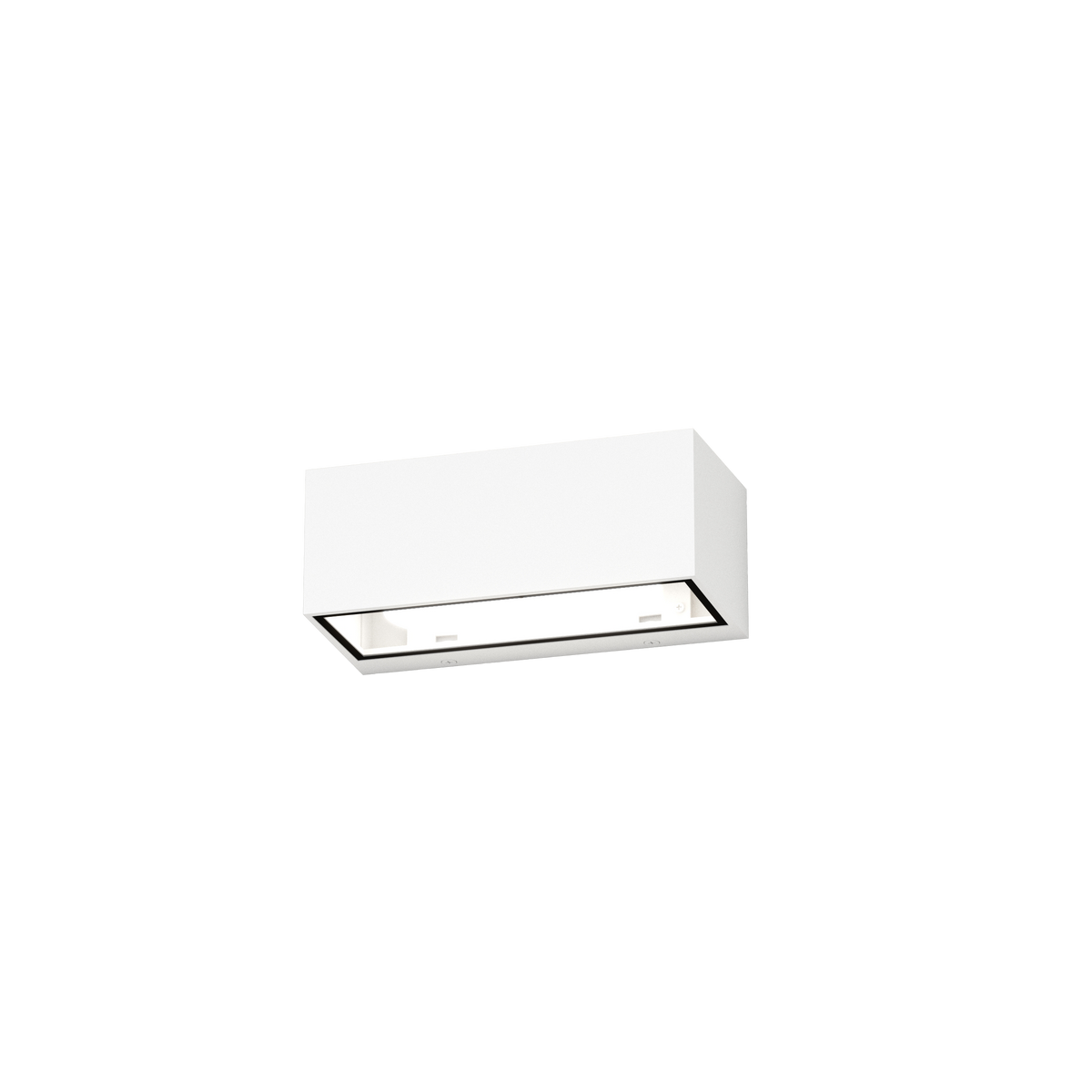 SPA/AG-BI SPA APPLIQUE RETTANGOLARE 4 LUCI BIANCO IP54 GX53 NON INCLUSE