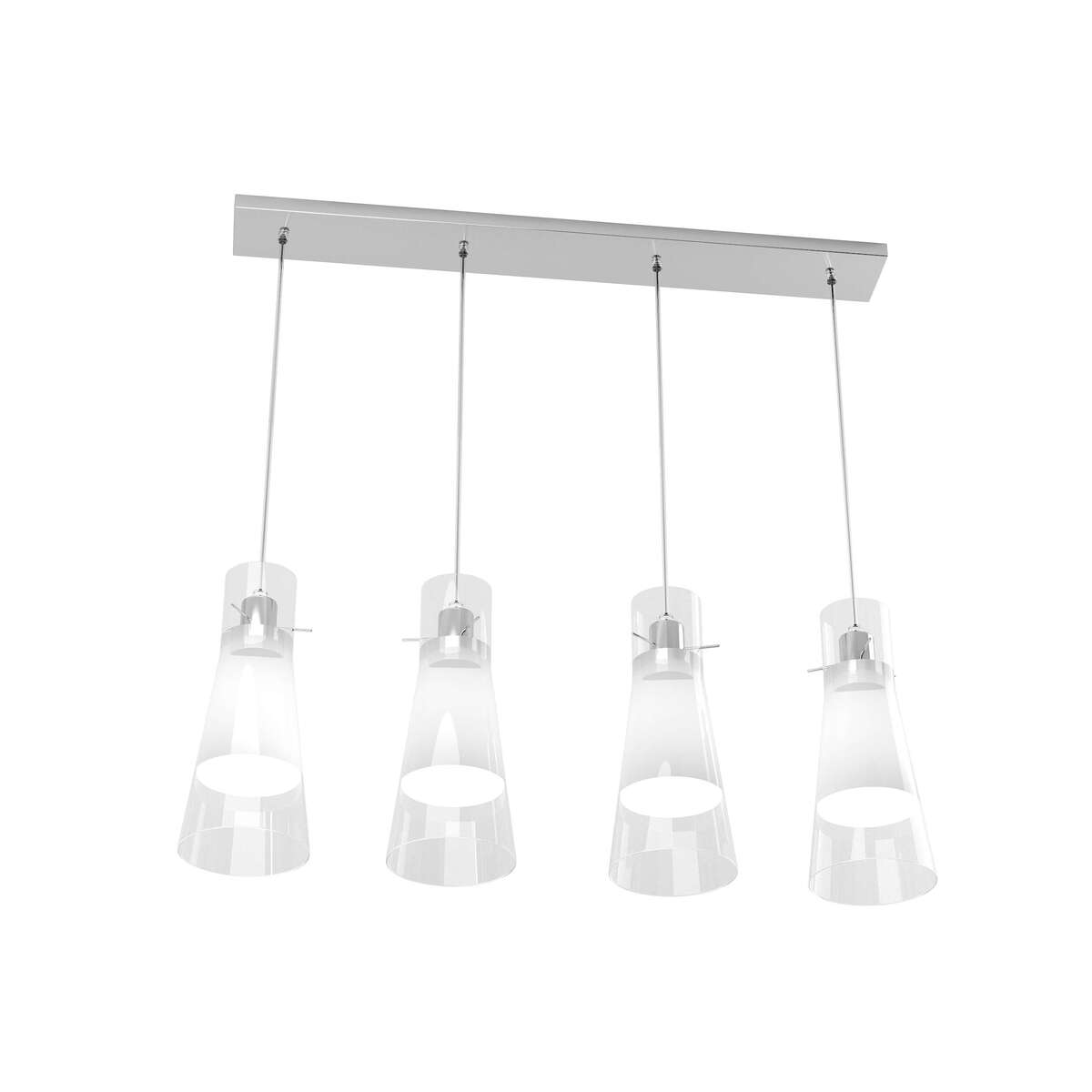 1079/S4 CONE SOSPENSIONE 4 LUCI