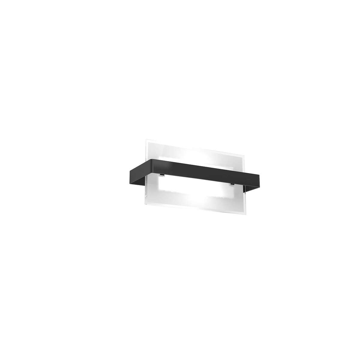 1106/AP-NE CROSS APPLIQUE PICCOLA 1 LUCE NERO