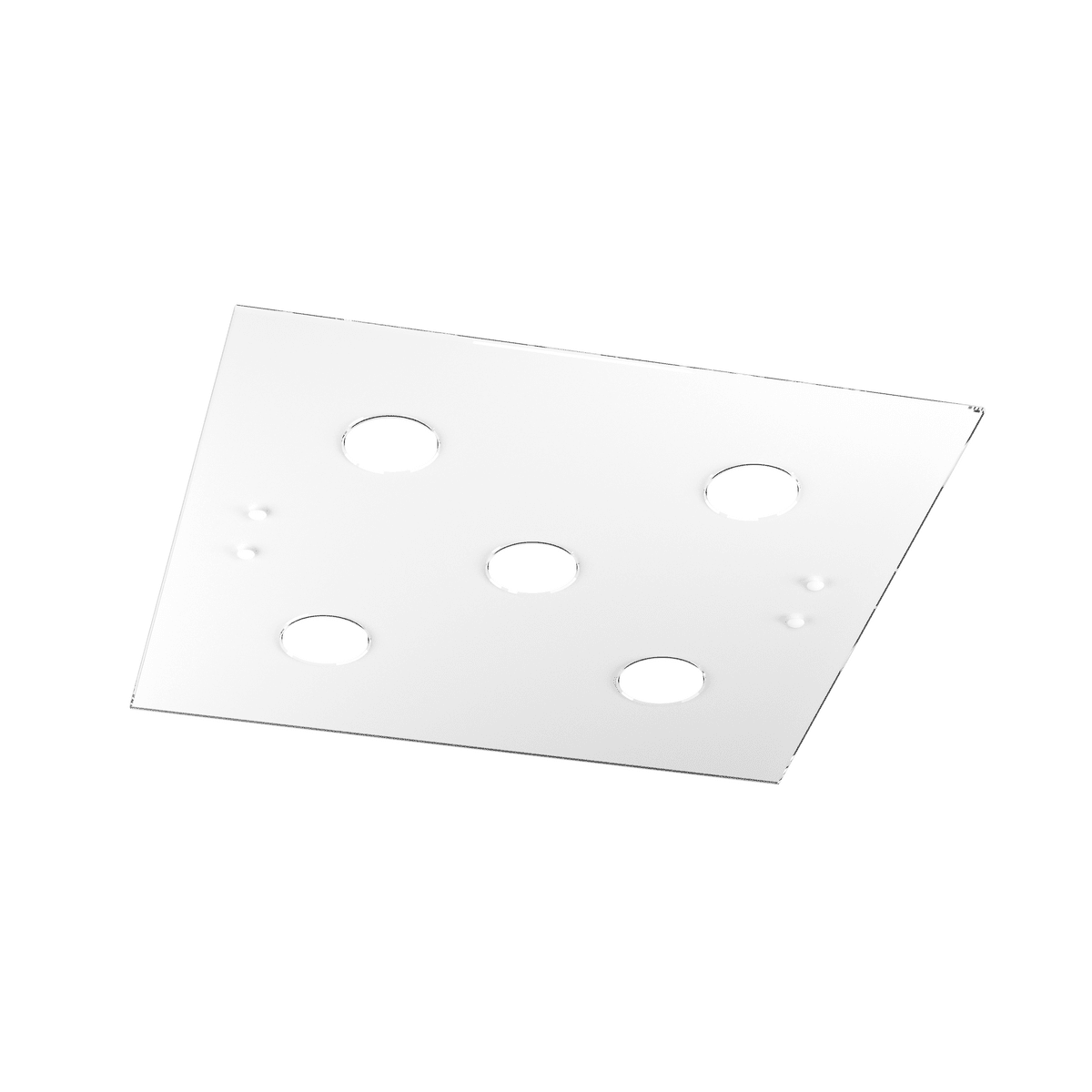 1141/PL5-BI PATH PLAFONIERA 5 LUCI QUADRA BIANCO