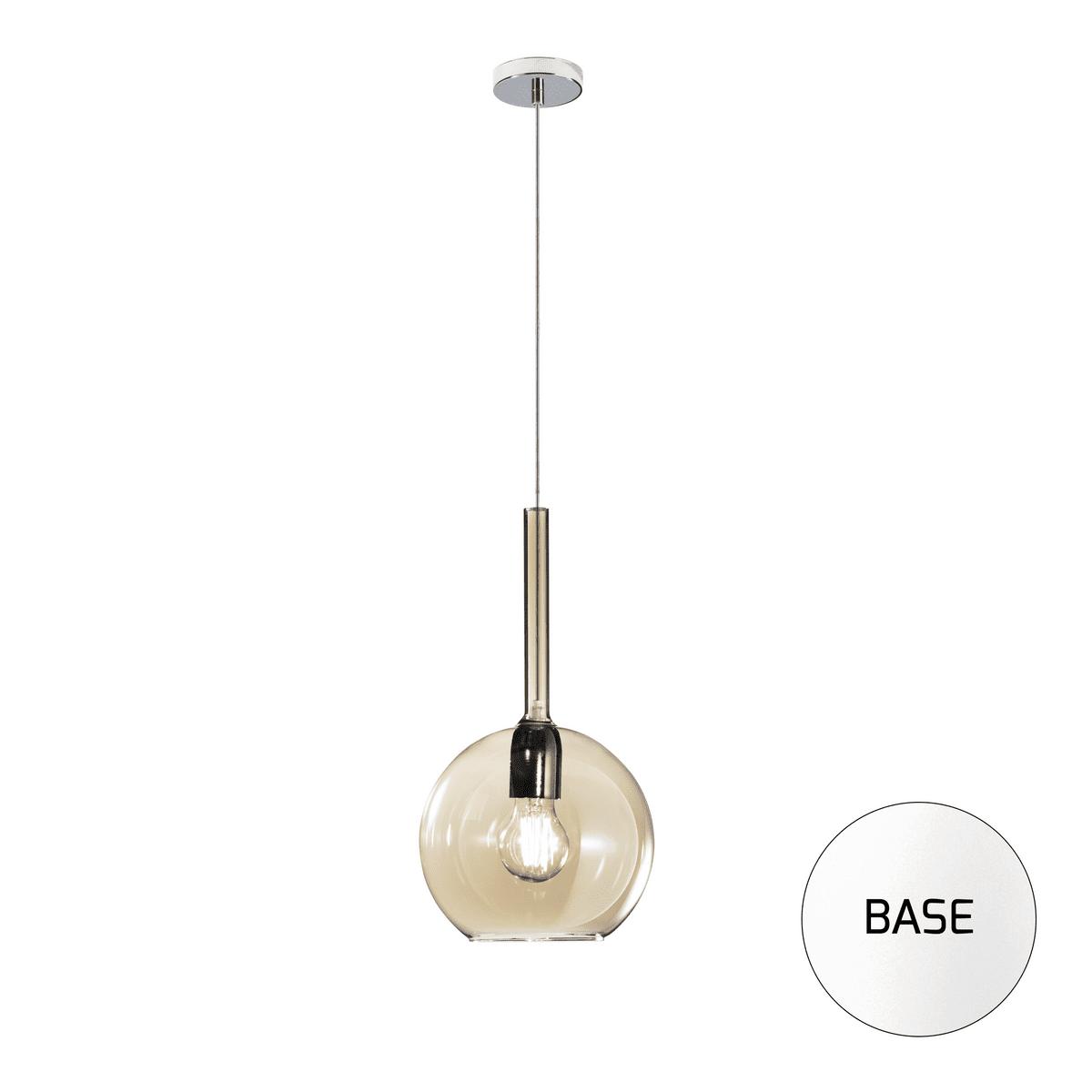 1155BI/SM-AM FUTURE SOSP. BIANCO 1 LUCE MEDIA AMBRA