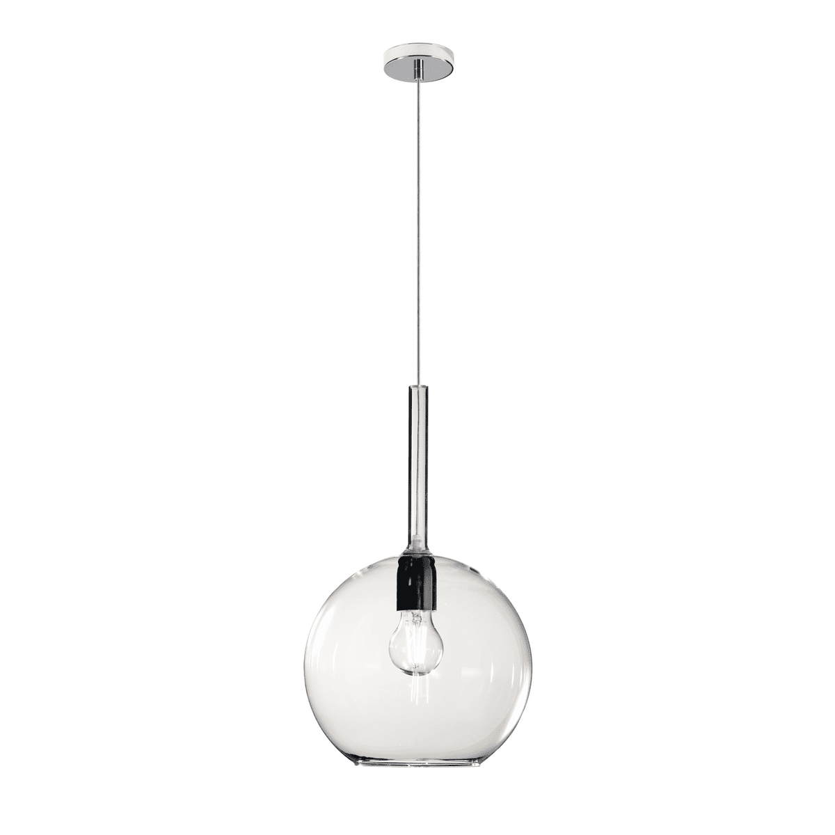 1155CR/SG-TR FUTURE SOSP. CROMO 1 LUCE GRANDE TRASPARENTE