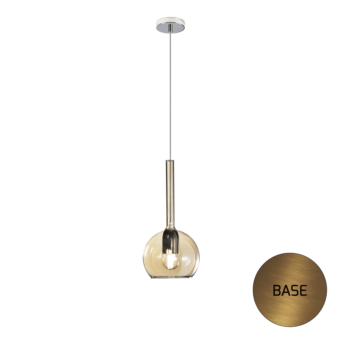 1155OS/SP-AM FUTURE SOSP. OTTONE SAT. 1 LUCE PICCOLA AMBRA