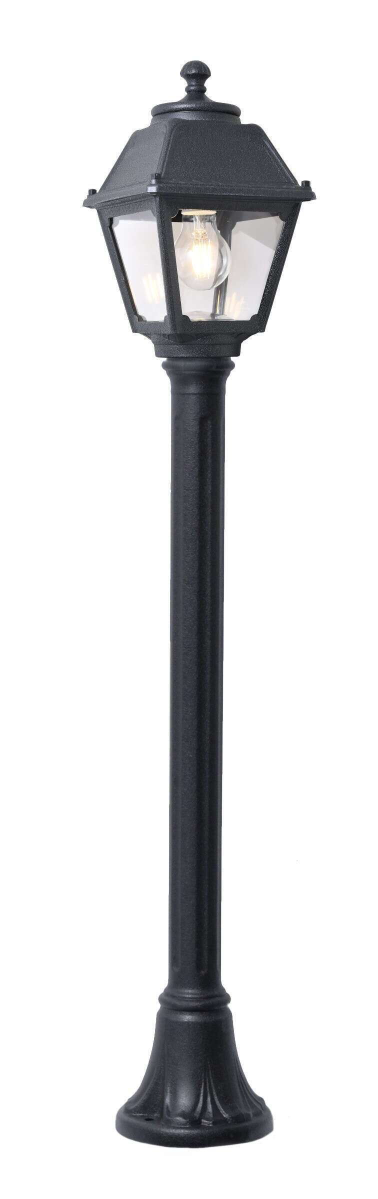 ALBA/PA100-NE ALBA PALO 100 CM. 1 LUCE NERO IP55 E27 NON INCLUSA
