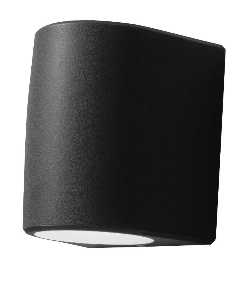 AOSTA APPLIQUE GRANDE 2 LUCI NERO IP55 GX53 LED 2X10W CCT INCLUSE