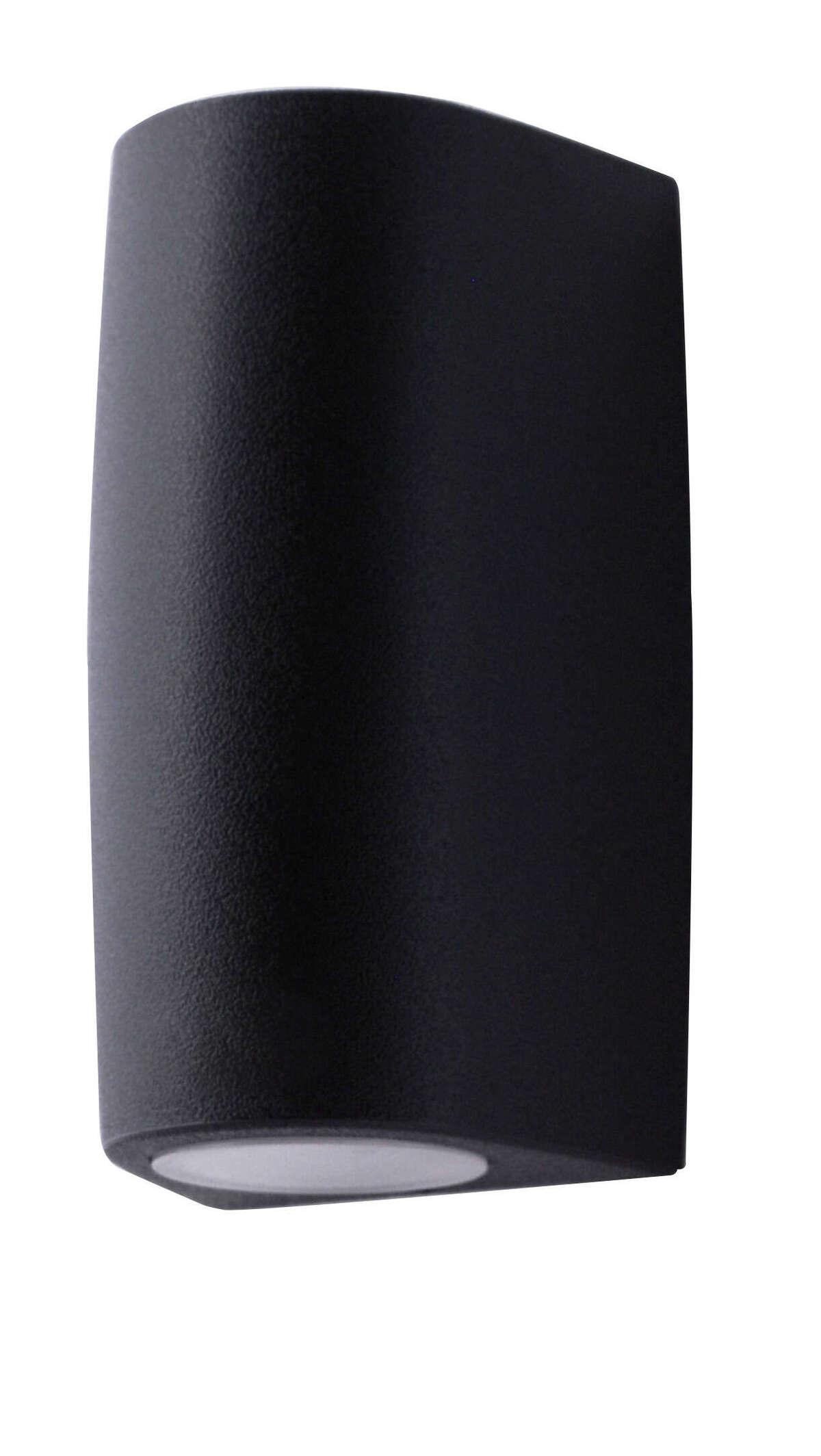 AOSTA APPLIQUE PICCOLA 1 LUCE NERO IP55 GU10 NON INCLUSA