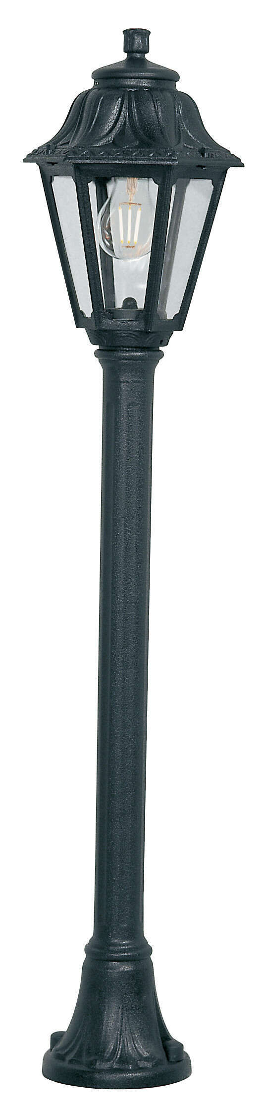 ASTI PALO 110 CM. 1 LUCE NERO IP55 E27 NON INCLUSA
