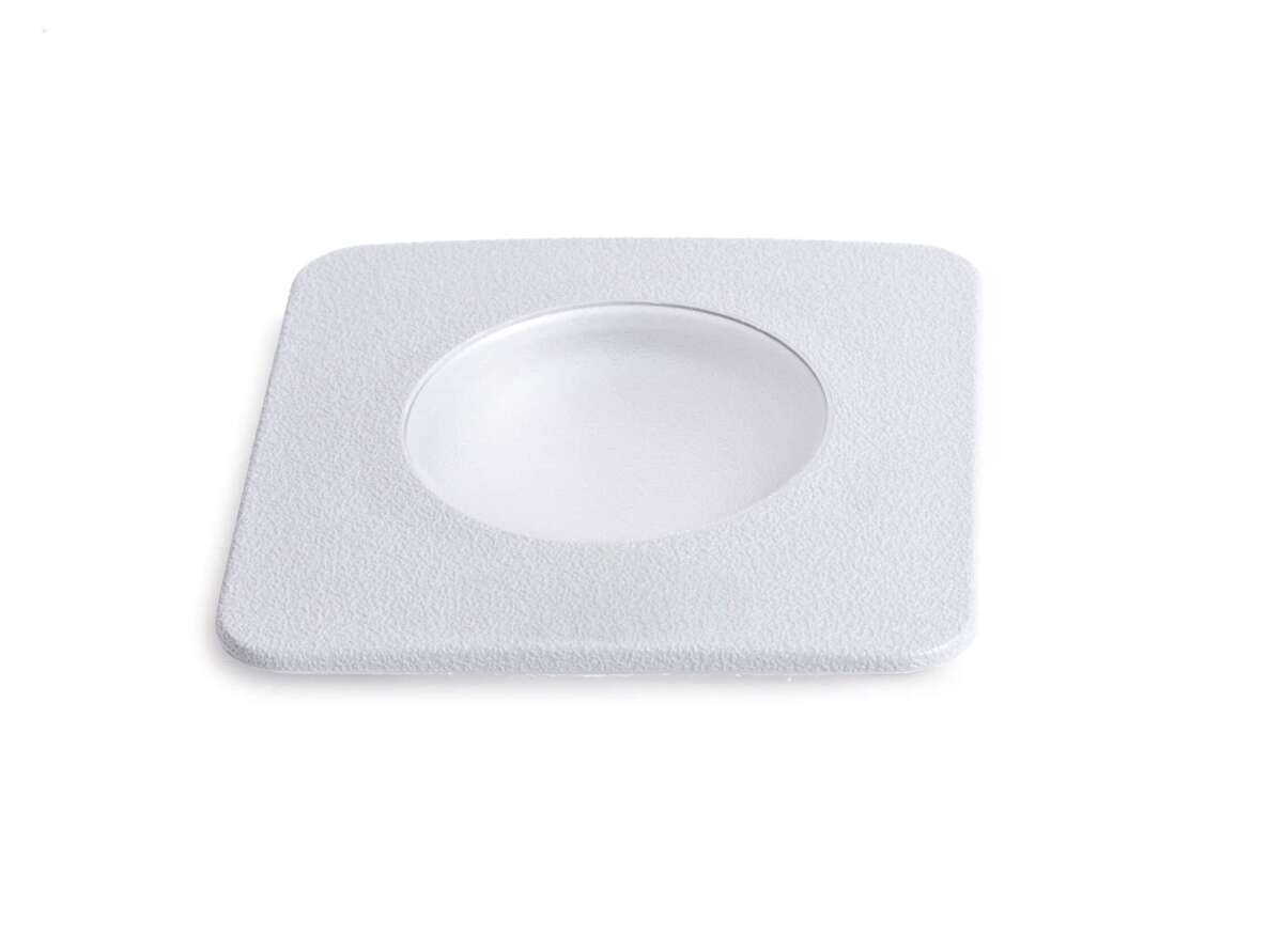 CAPRI CALPESTABILE INCASSO QUADRO 9 CM. 1 LUCE DIFFUSA GRIGIO IP67 GU10 LED 6W CCT INCLUSA