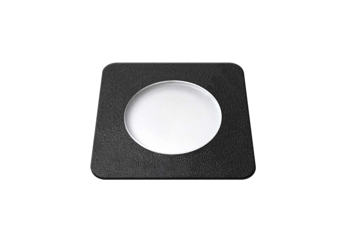 CAPRI CALPESTABILE INCASSO QUADRO 9 CM. 1 LUCE DIFFUSA NERO IP67 GU10 LED 6W CCT INCLUSA