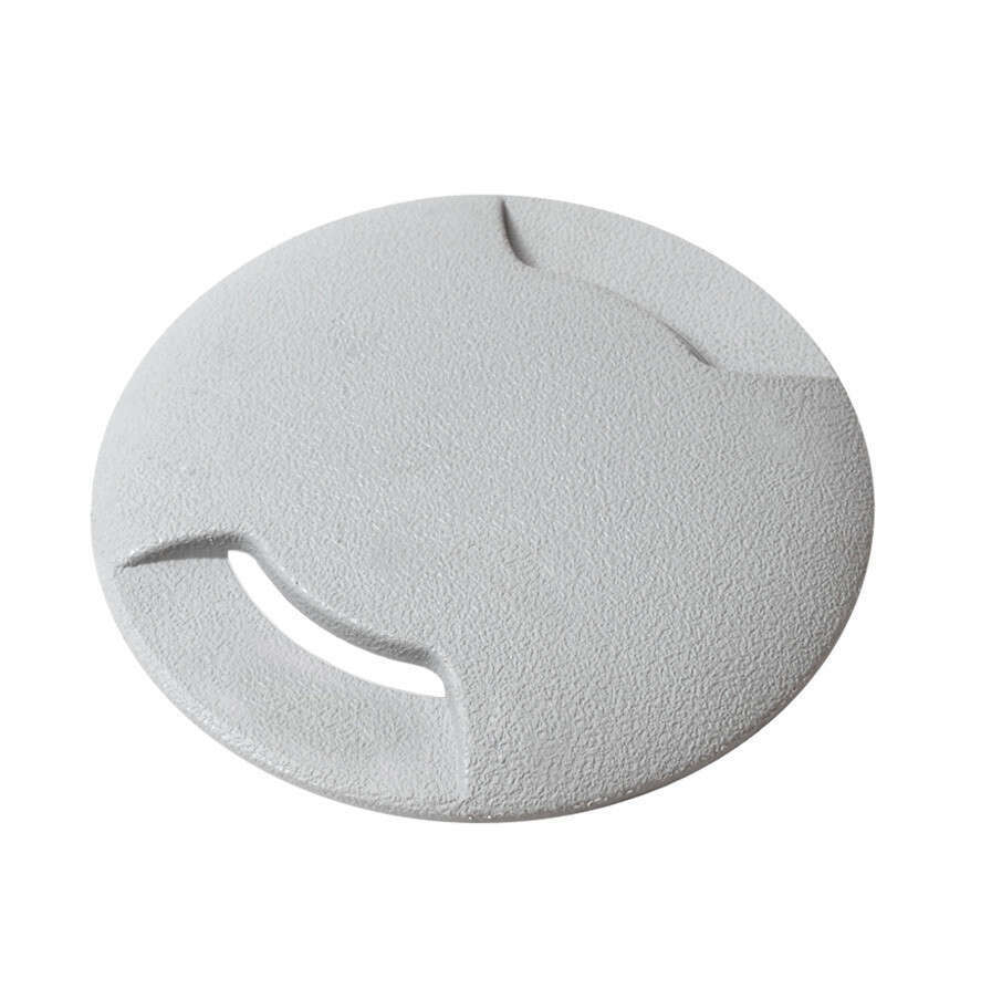 CAPRI CALPESTABILE INCASSO TONDO 16 CM. 1 LUCE BIEMISSIONE GRIGIO IP67 GX53 LED 10W CCT INCLUSA