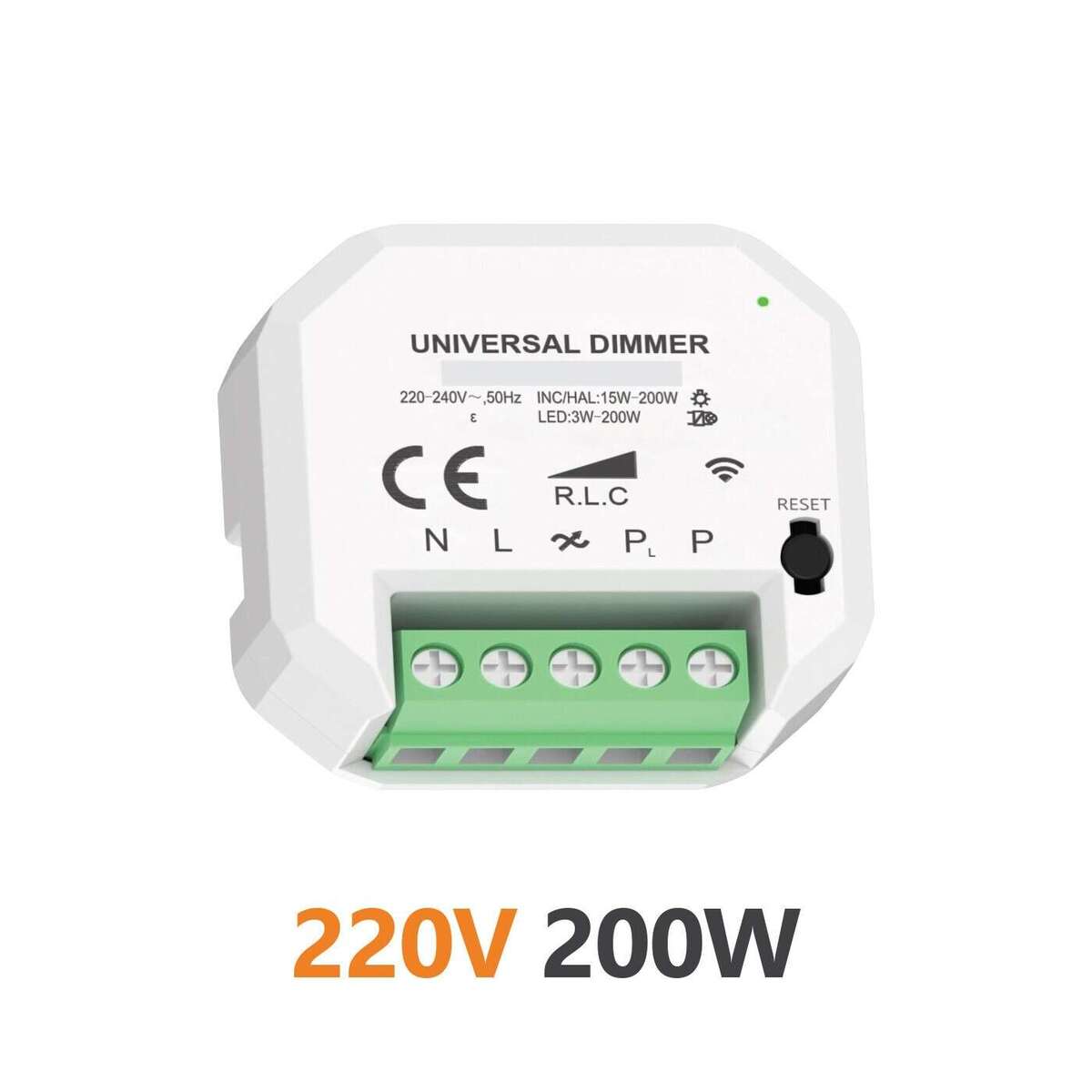 DIMM-SMART RICEVITORE DIMMER SMART TRIAC MAX 200W