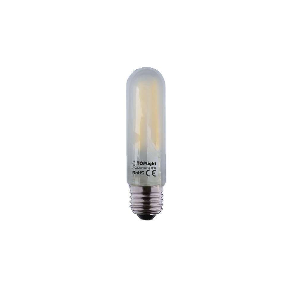 E27 FILO SATINATA TUBOLARE 8W 3000K 1265LM CONFEZIONE 1PZ