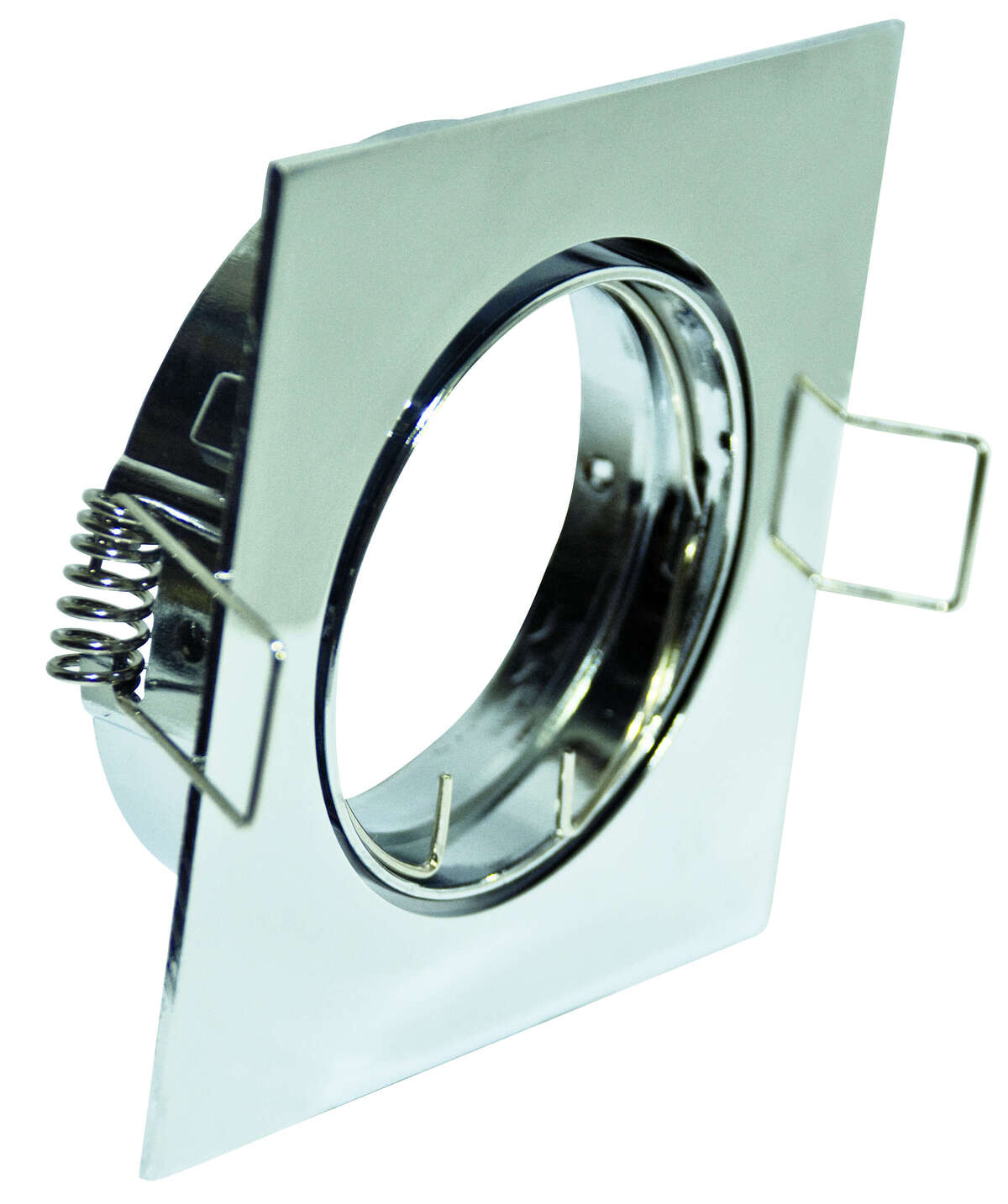 FARETTO INCASSO FUN IP20 ORIENTABILE QUADRO CROMO CON PORTALAMPADA GU10