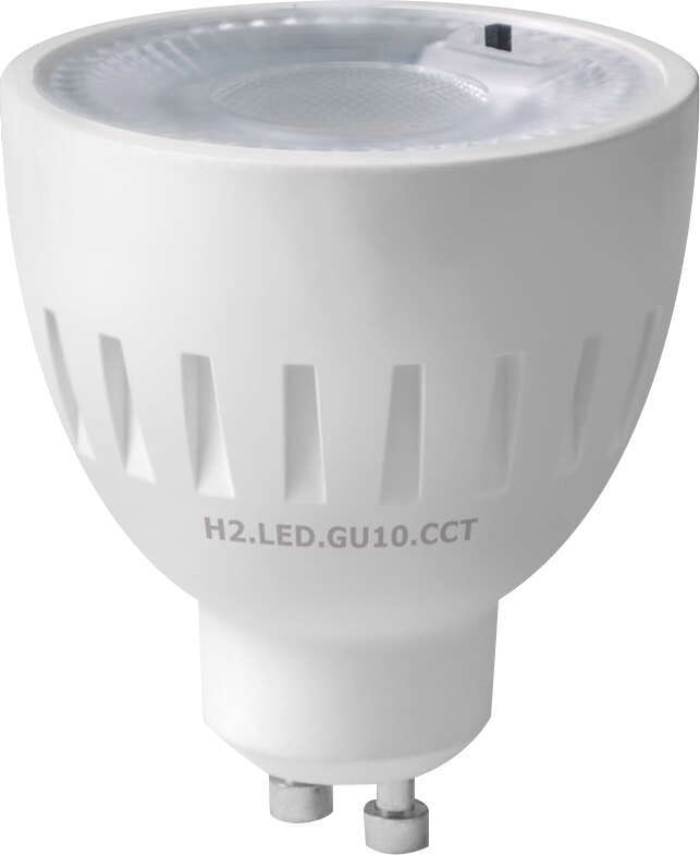 GU10EST-CN-6W-1PZ LAMPADINA GU10 USO ESTERNO 6W CCT 2700/4000 CONFEZIONE 1PZ
