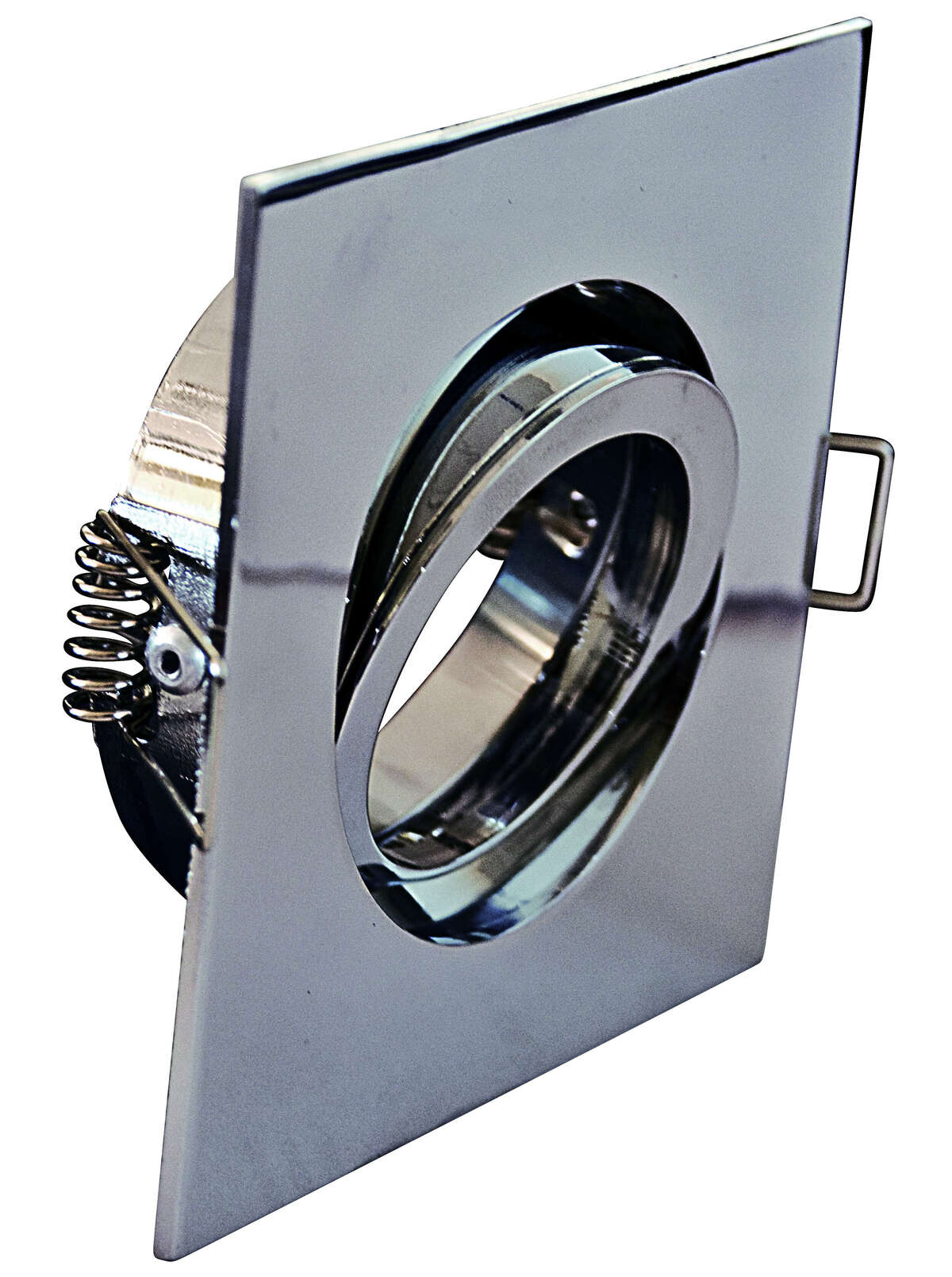 OIL-Q-CR FARETTO INCASSO OIL IP20 ORIENTABILE QUADRO CROMO CON PORTALAMPADA GU10