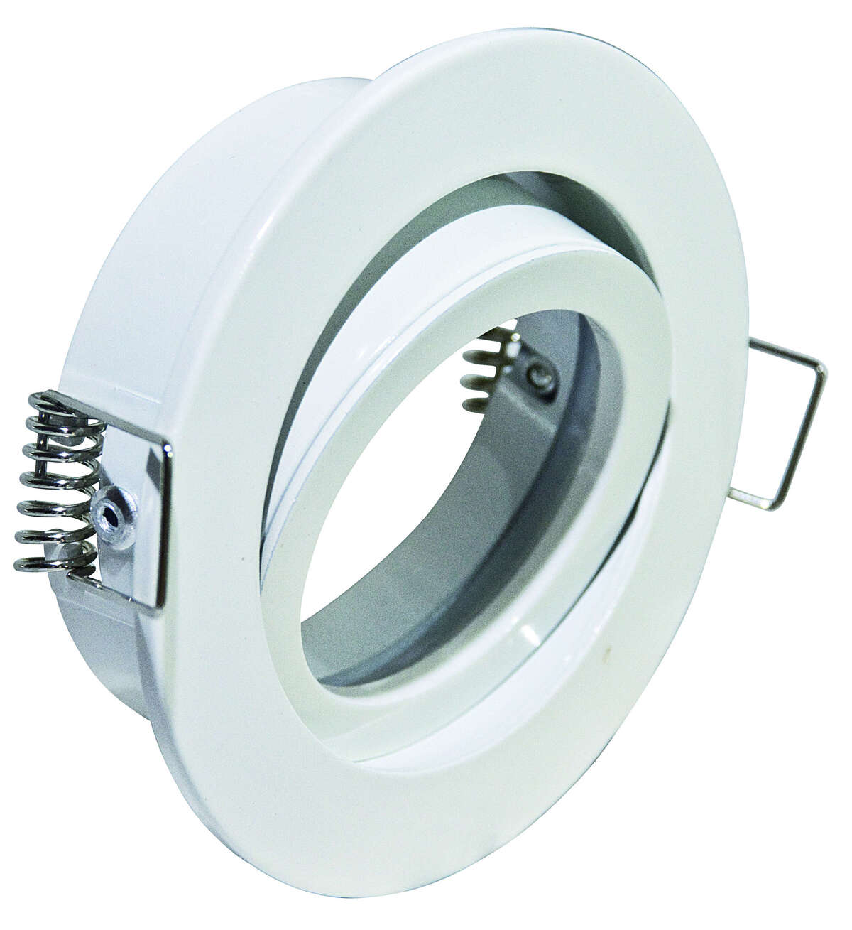 FARETTO INCASSO OIL IP20 ORIENTABILE TONDO BIANCO CON PORTALAMPADA GU10