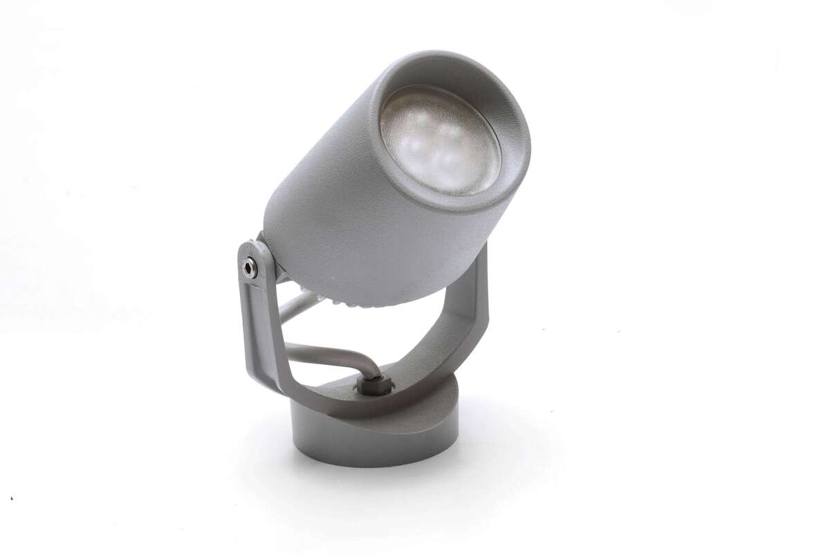 ROMA D.12 CM. FARETTO 1 LUCE GRIGIO IP66 GU10 LED 6W CCT INCLUSA