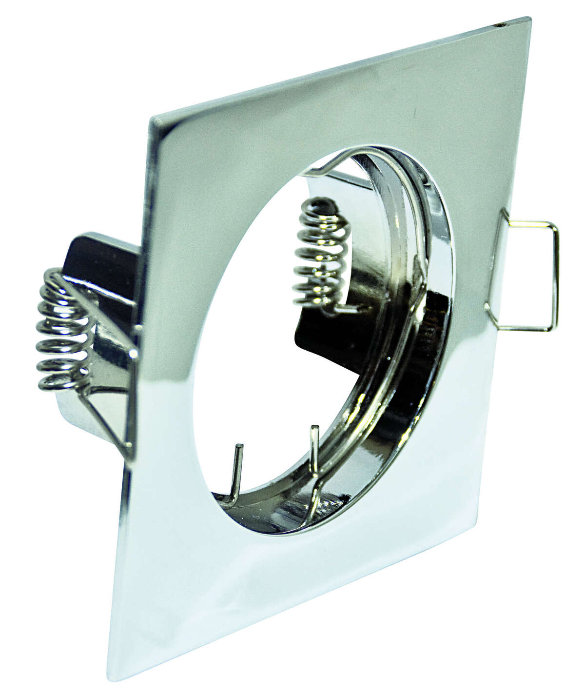 FARETTO INCASSO RUN IP20 FISSO QUADRO CROMO CON PORTALAMPADA GU10
