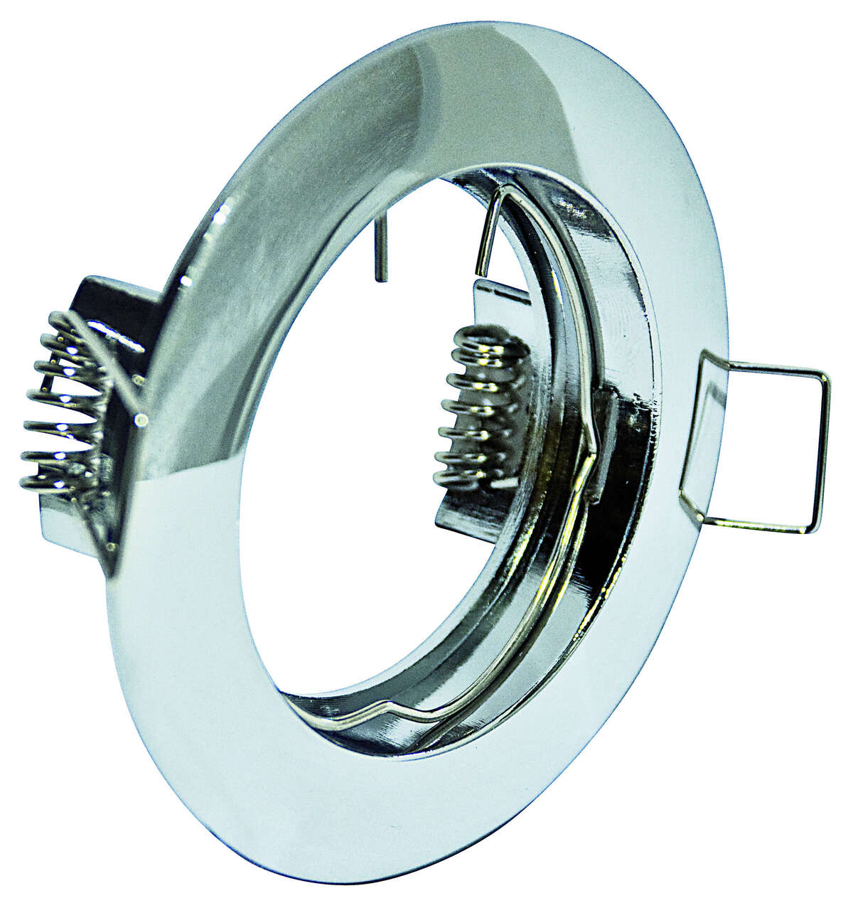 RUN-T-CR FARETTO INCASSO IP20 FISSO TONDO CROMO CON PORTALAMPADA GU10